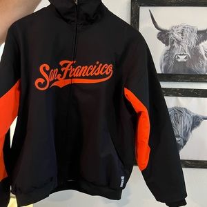 Womens Authentic Majestic San. Fransisco Giants Jacket- Size M
